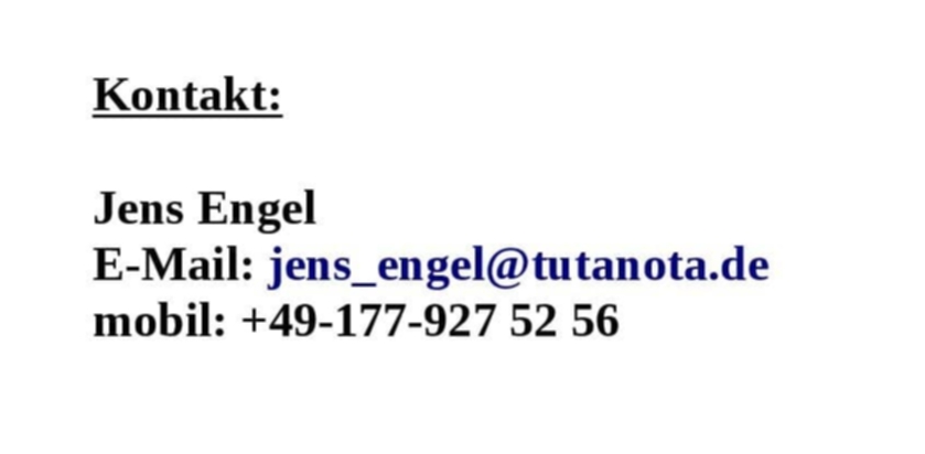 Kontakt - Jens Engel